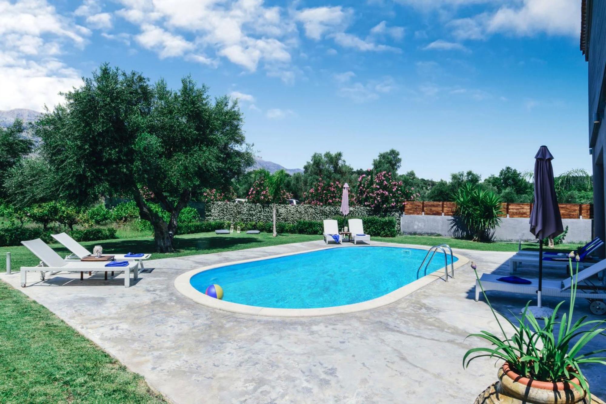 Vryses Villa Felenia - Private Pool מראה חיצוני תמונה